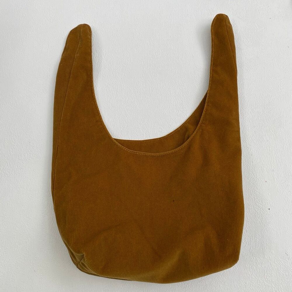 MERIT Beauty Signature Bag Camel Corduroy Knot Bag Slouchy Hobo Tote Minimalist - Picture 2 of 6